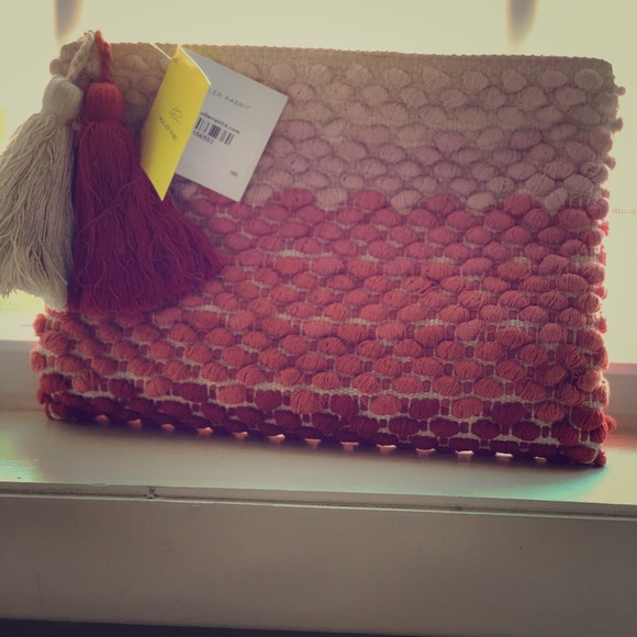 Roberta Roller Rabbit Handbags - NWT Roberta Roller Rabbit Skye Clutch, coral